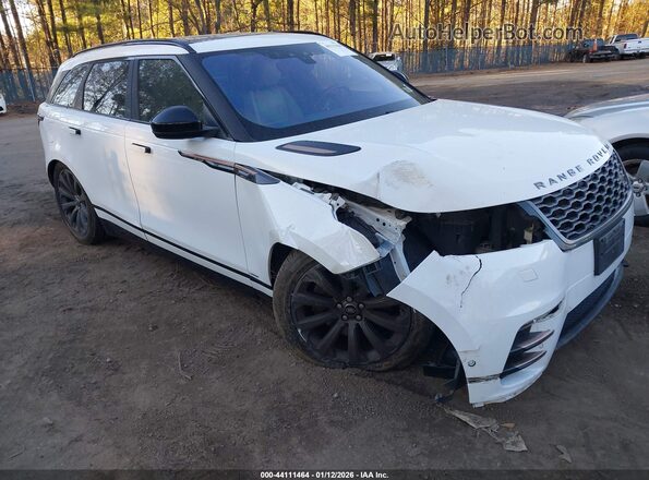 SALYL2RV9JA729705 2018 LAND ROVER RANGE ROVER VELAR Белый Передняя правая четверть