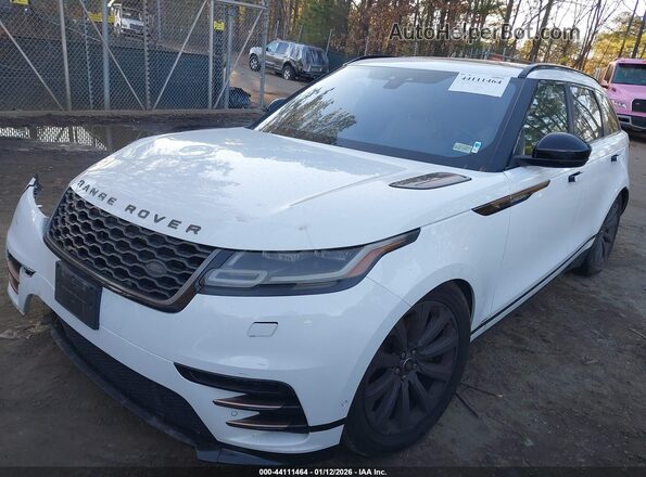 SALYL2RV9JA729705 2018 LAND ROVER RANGE ROVER VELAR Белый Передняя левая четверть