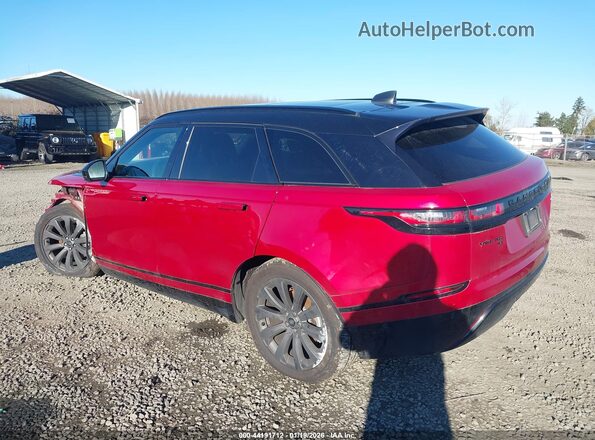 SALYT2EX3MA328775 2021 LAND ROVER RANGE ROVER VELAR Красный Задняя левая четверть
