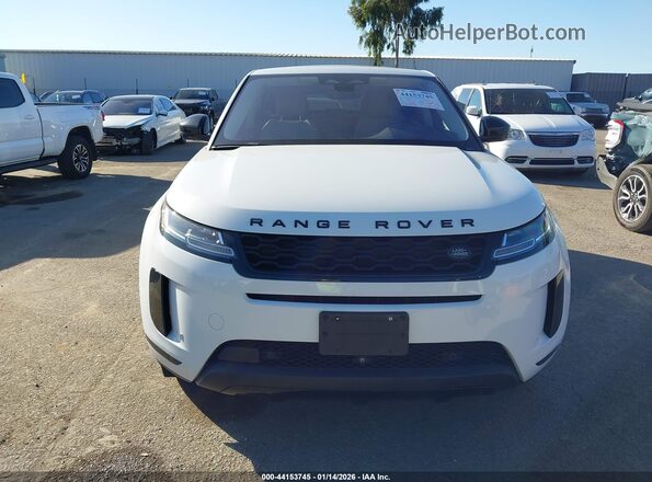 SALZJ2FX7MH122942 2021 LAND ROVER RANGE ROVER EVOQUE Белый Вид щитка приборов