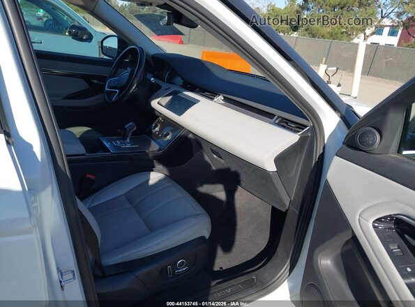 SALZJ2FX7MH122942 2021 LAND ROVER RANGE ROVER EVOQUE Белый Вид салона спереди