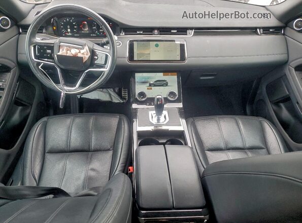 SALZL2FXXMH148901 2021 LAND ROVER RANGE Черный Вид панели приборов