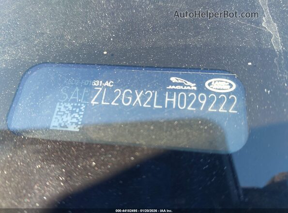 SALZL2GX2LH029222 2020 LAND ROVER RANGE ROVER EVOQUE Silver Շարժիչի բաժամունքի տեսք
