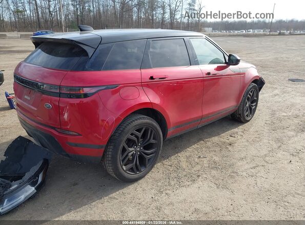 SALZP2FX0LH046316 2020 LAND ROVER RANGE ROVER EVOQUE Red Задня права чверть
