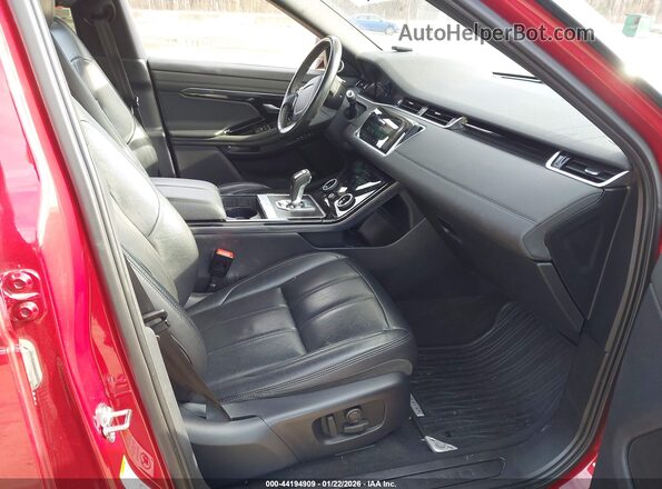 SALZP2FX0LH046316 2020 LAND ROVER RANGE ROVER EVOQUE Red Вид салону спереду