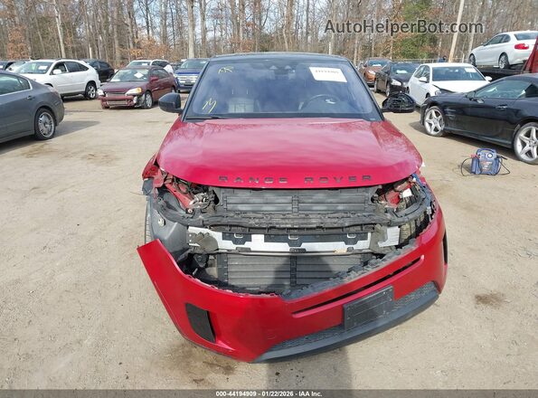 SALZP2FX0LH046316 2020 LAND ROVER RANGE ROVER EVOQUE Red Вид щитка приладів