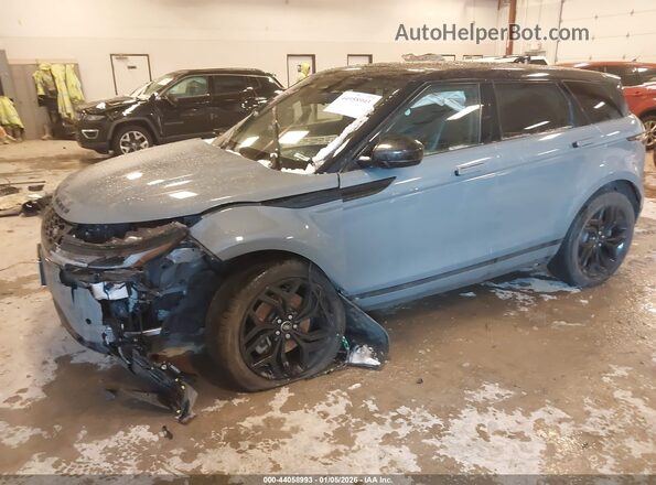 SALZP2FX3NH169448 2022 LAND ROVER RANGE ROVER EVOQUE Gray წინა ხედი