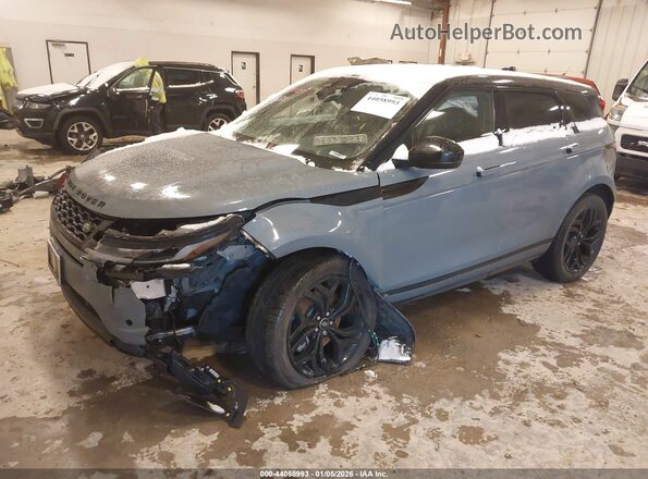 SALZP2FX3NH169448 2022 LAND ROVER RANGE ROVER EVOQUE Gray წინა მარცხენა ხედი სამი მეოთხედიდან