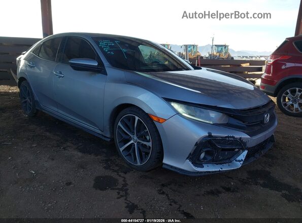 SHHFK7H45MU412716 2021 HONDA CIVIC Серебряный Передняя правая четверть