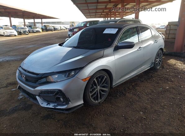 SHHFK7H45MU412716 2021 HONDA CIVIC Серебряный Передняя левая четверть