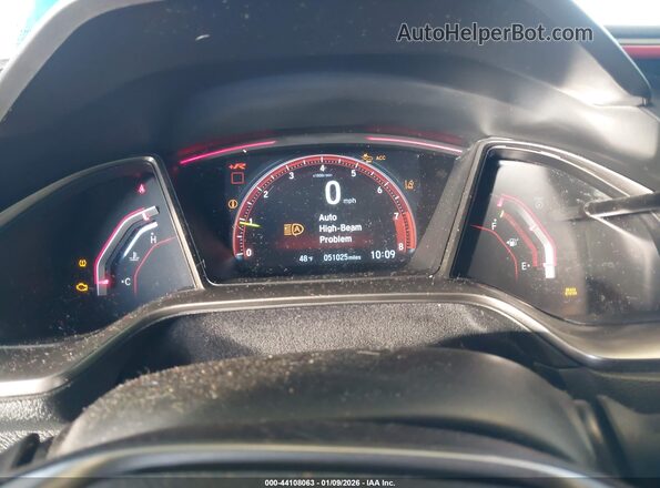 SHHFK8G74MU202822 2021 HONDA CIVIC TYPE R Blue Widok tylnych siedzeń