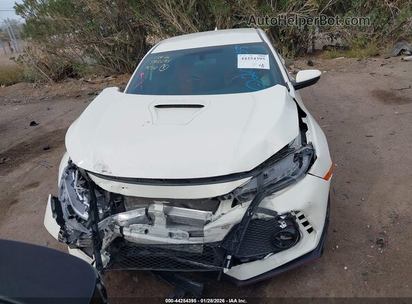 SHHFK8G76KU200535 2019 HONDA CIVIC TYPE R White Widok zestawu wskaźników