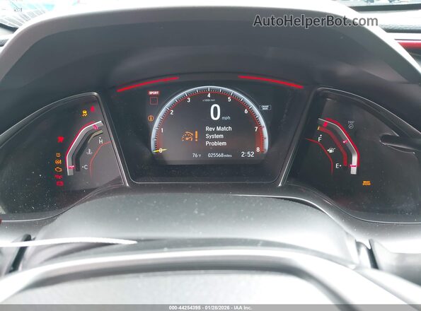 SHHFK8G76KU200535 2019 HONDA CIVIC TYPE R White Widok tylnych siedzeń