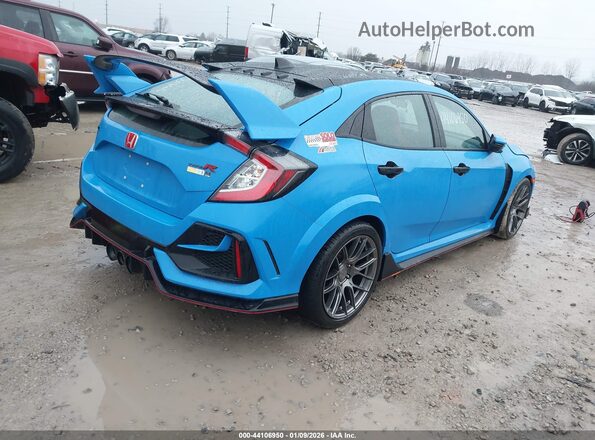 SHHFK8G76MU203065 2021 HONDA CIVIC TYPE R Blue Trasero derecho