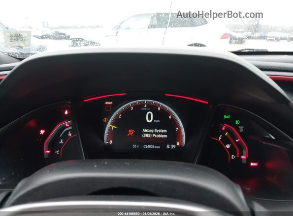 SHHFK8G76MU203065 2021 HONDA CIVIC TYPE R Blue Vista de los asientos traseros