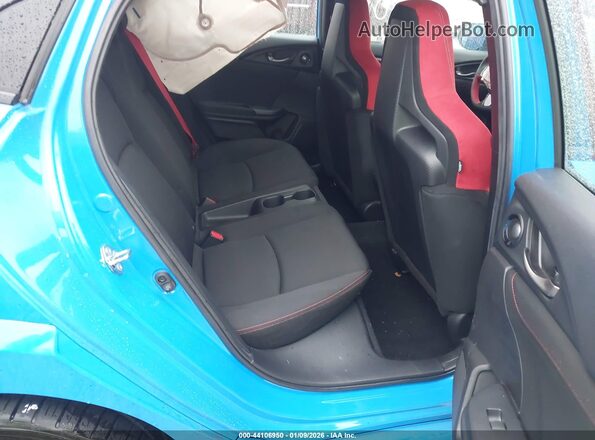SHHFK8G76MU203065 2021 HONDA CIVIC TYPE R Blue Vista de la etiqueta del VIN