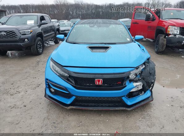 SHHFK8G76MU203065 2021 HONDA CIVIC TYPE R Blue Vista del cuadro de instrumentos