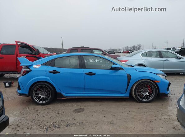 SHHFK8G76MU203065 2021 HONDA CIVIC TYPE R Blue Vista interior trasera