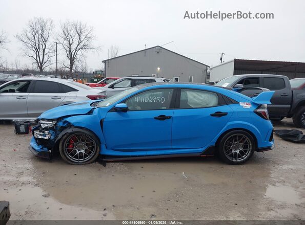 SHHFK8G76MU203065 2021 HONDA CIVIC TYPE R Blue Vista interior de 360 grados
