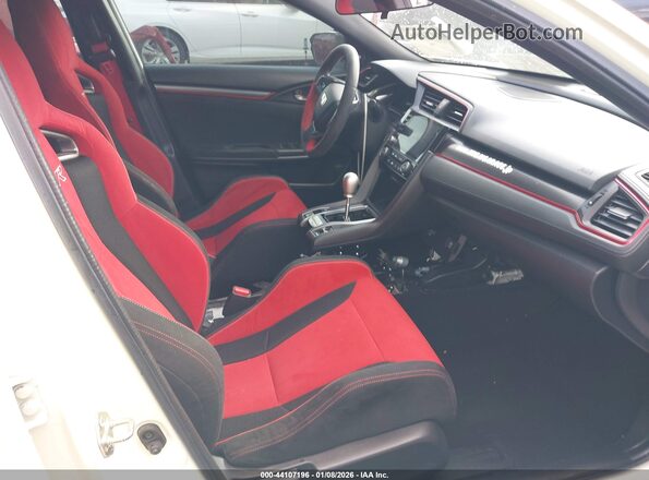 SHHFK8G78MU201883 2021 HONDA CIVIC TYPE R Белый Вид салона спереди