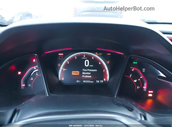 SHHFK8G79LU200997 2020 HONDA CIVIC TYPE R Белый Вид задних сидений