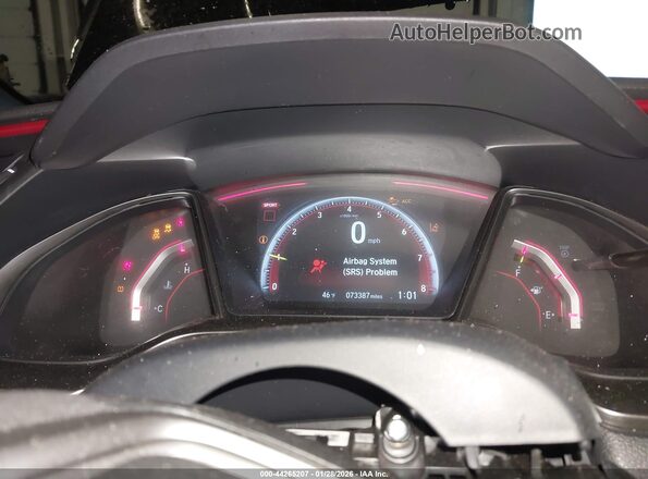 SHHFK8G79MU200161 2021 HONDA CIVIC TYPE R Black Widok tylnych siedzeń