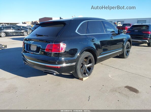 SJAAC2ZV4HC015750 2017 BENTLEY BENTAYGA Черный Задняя правая четверть
