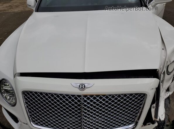 SJAAC2ZV8JC019774 2018 BENTLEY BENTAYGA Белый Вид подкапотного пространства