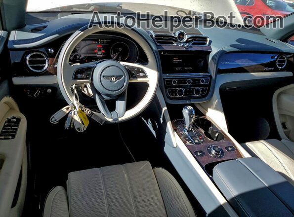 SJAHT2ZV7PC019773 2023 BENTLEY BENTAYGA White Vista del salpicadero