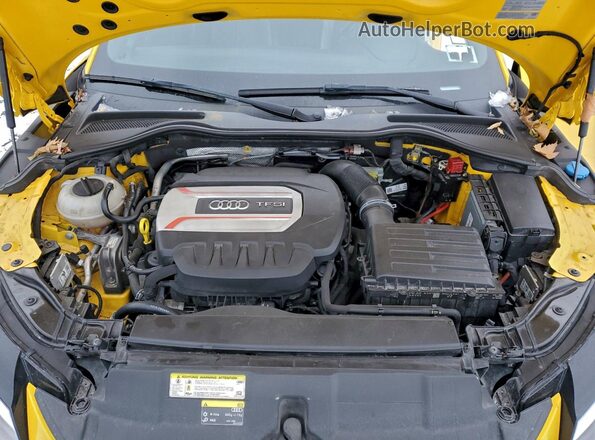 TRUC1AFV1G1013322 2016 AUDI TT Желтый Вид задней части салона