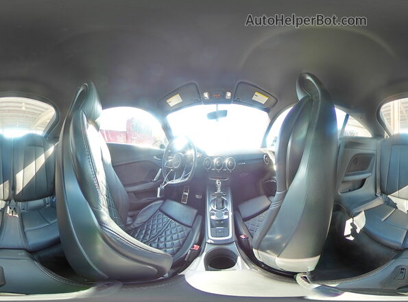 TRUC1AFV4J1005545 2018 AUDI TT Black Widok wnętrza 360 stopni