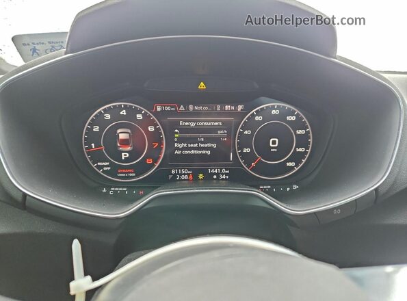 TRUC5AFV3H1003865 2017 AUDI TT White Սարքավորումների վահանակի տեսք