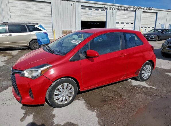 VNKJTUD3XGA066865 2016 TOYOTA YARIS Красный Передняя левая четверть