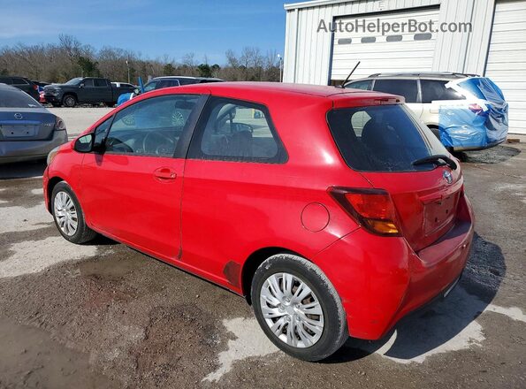 VNKJTUD3XGA066865 2016 TOYOTA YARIS Красный Задняя левая четверть