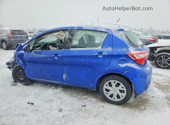 VNKKTUD33JA095930 2018 TOYOTA YARIS Синий Задняя левая четверть