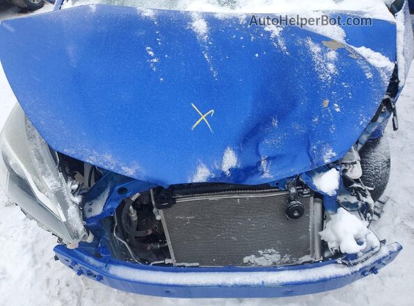 VNKKTUD33JA095930 2018 TOYOTA YARIS Синий Вид задней части салона