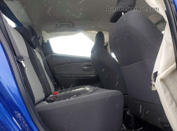 VNKKTUD33JA095930 2018 TOYOTA YARIS Синий Вид задних сидений