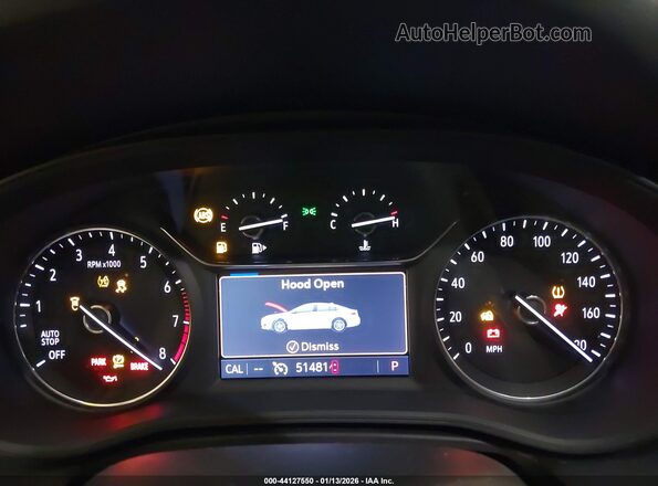 W04GN6SX4K1077636 2019 BUICK REGAL White Widok tylnych siedzeń