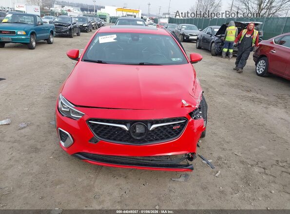W04GS6SS3L1000805 2020 BUICK REGAL Красный Вид панели приборов