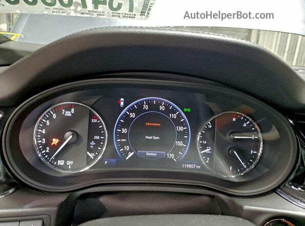 W04GS6SSXL1013339 2020 BUICK REGAL Серый Вид щитка приборов