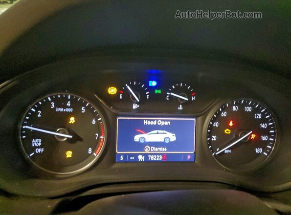 W04GV8SX8L1009224 2020 BUICK REGAL Серебряный Вид щитка приборов