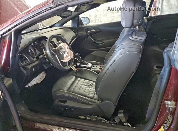 W04WH3N54JG004029 2018 BUICK CASCADA Бордовый Вид салона спереди
