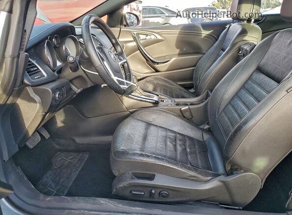 W04WH3N58HG059125 2017 BUICK CASCADA Gray Widok wnętrza z przodu
