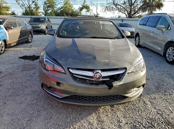 W04WH3N58HG059125 2017 BUICK CASCADA Gray Widok z przodu