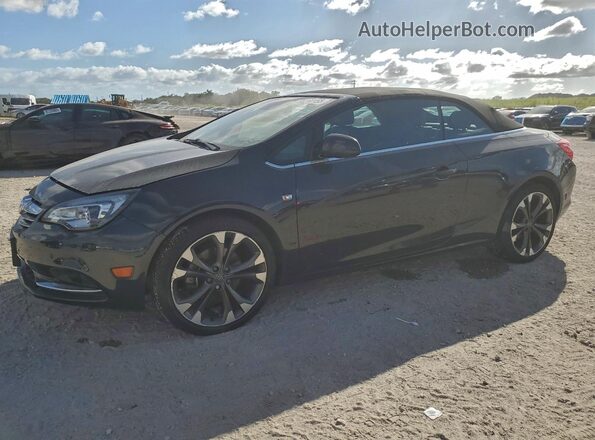 W04WT3N57GG114919 2016 BUICK CASCADA Черный Передняя левая четверть