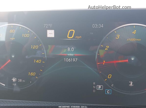 W1K3G4EB1LJ206488 2020 MERCEDES-BENZ A 220 Серебряный 