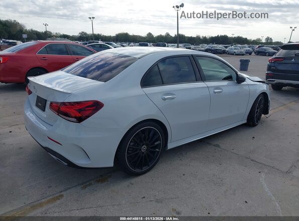 W1K3G4EB2MJ286059 2021 MERCEDES-BENZ A 220 Белый Задняя правая четверть
