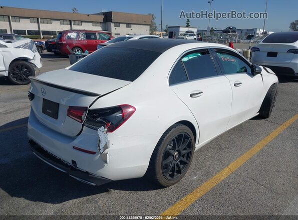 W1K3G4EB3MJ267861 2021 MERCEDES-BENZ A 220 Белый Задняя правая четверть