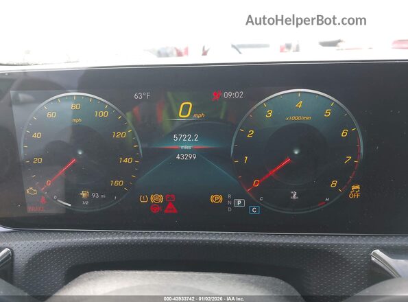 W1K3G4EB3NJ352362 2022 MERCEDES-BENZ A 220 Золотой Вид задних сидений