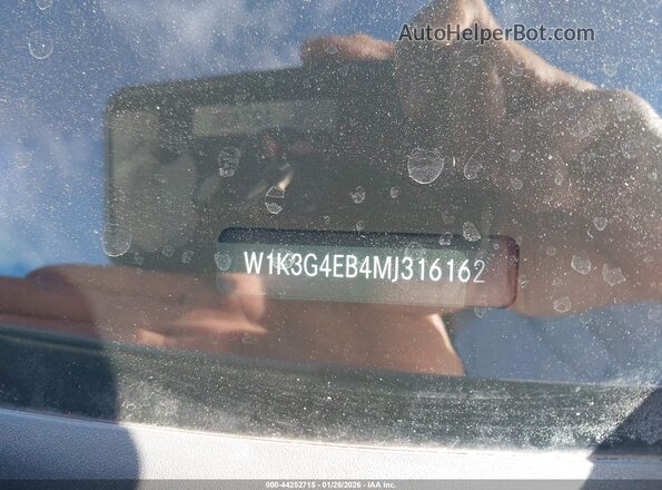 W1K3G4EB4MJ316162 2021 MERCEDES-BENZ A 220 Серебряный Вид подкапотного пространства